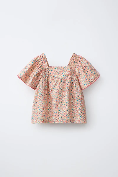 FLORAL PRINT BLOUSE