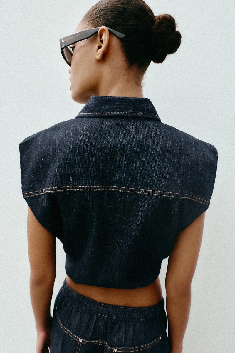 Z1975 DENIM BALLOON VEST