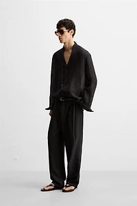 CHEMISE STRUCTURÉE SEMI-TRANSPARENTE