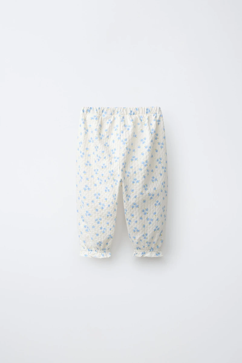 FLORAL TEXTURE JOGGERS