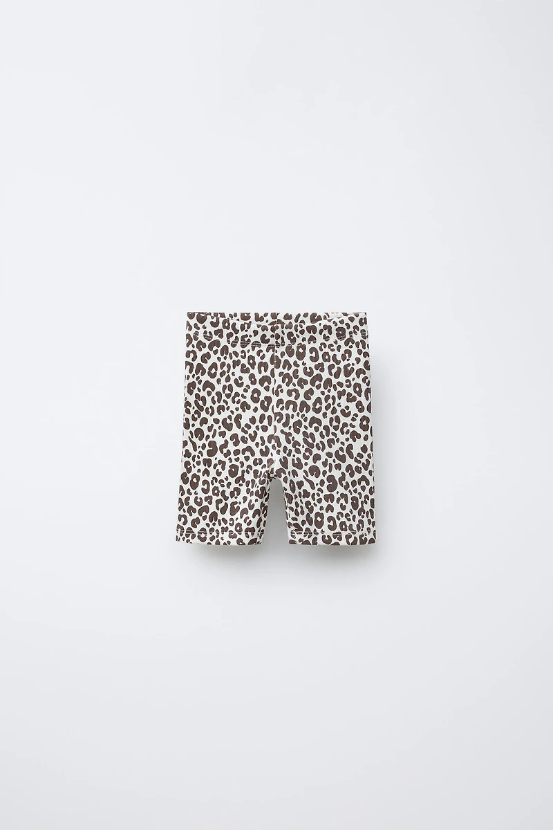 RIBBED BIKE SHORTS