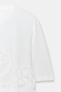 VOLUMINOUS FLORAL TOP