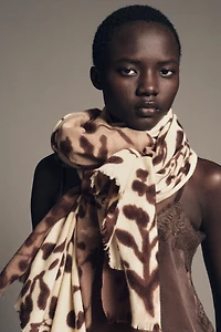 FOULARD IMPRIMÉ FLEURS