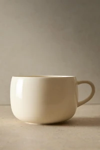 PLAIN STONEWARE DEEP MUG
