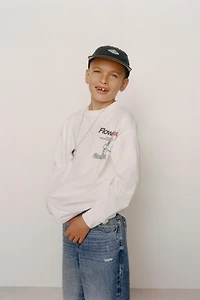 T-SHIRT À IMPRIMÉ PORTE-CLÉS