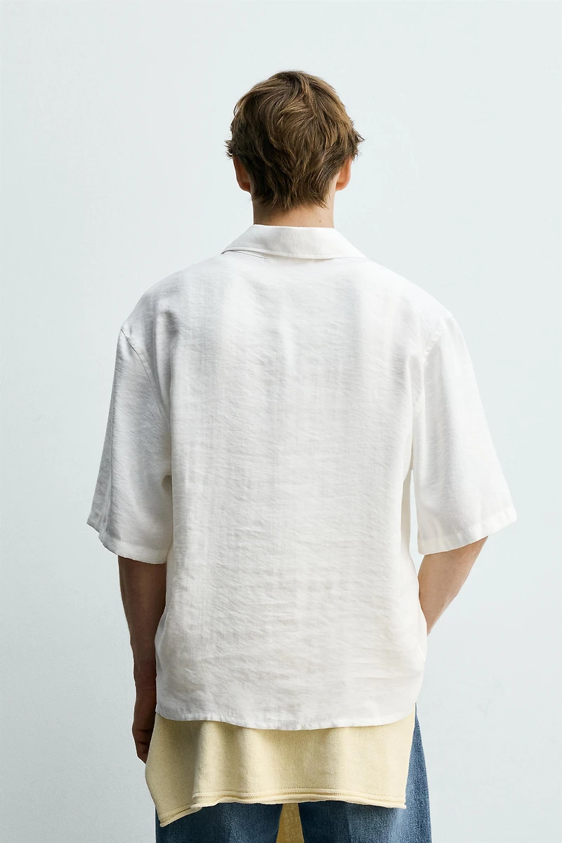 FLUID TOPSTITCHED POLO SHIRT