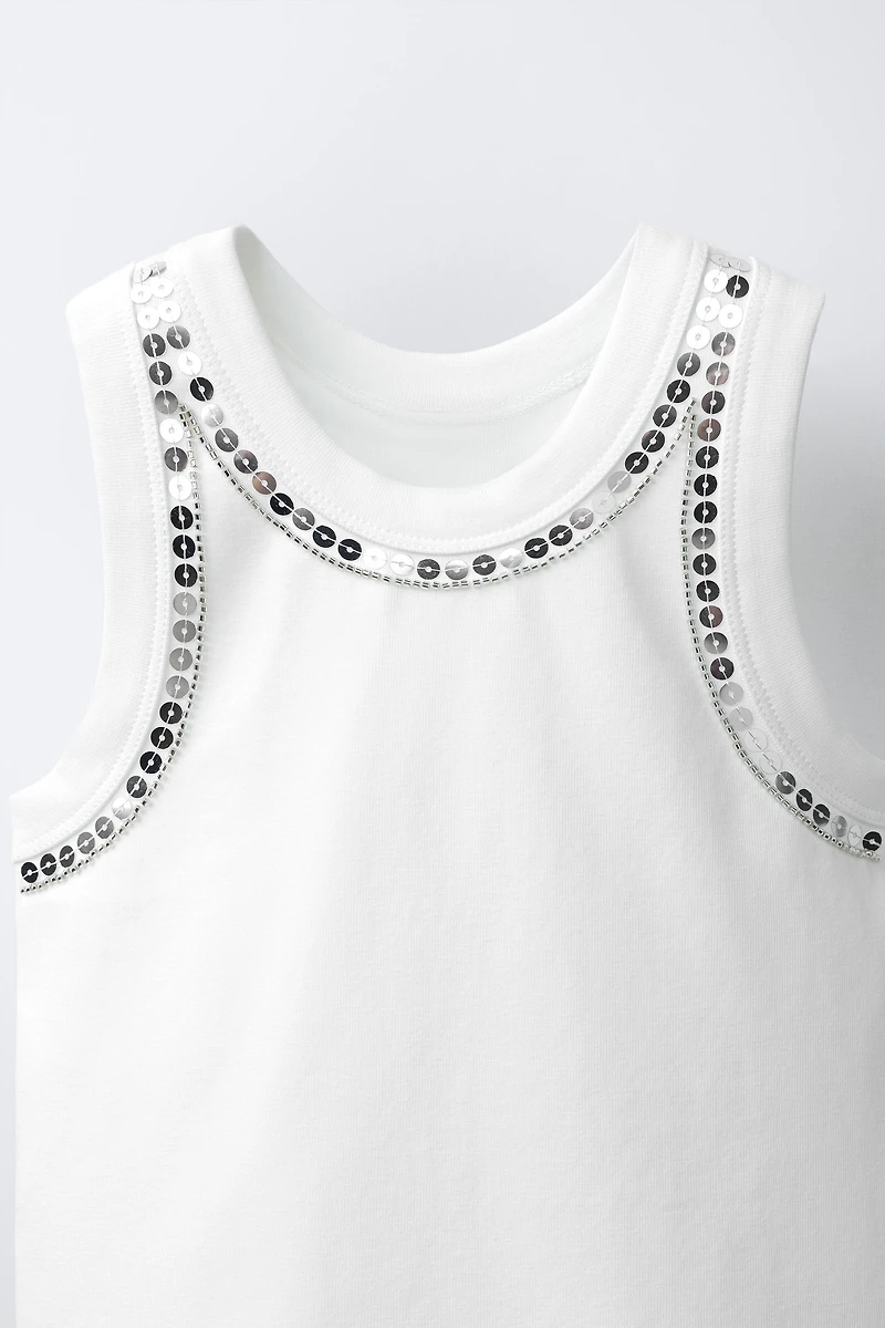 TOP PAILLETTES