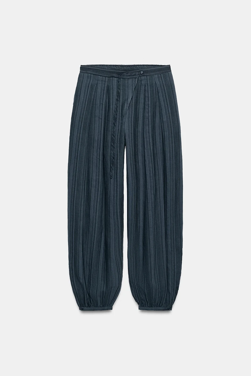 ZW COLLECTION STRIPED BLOOMER PANTS