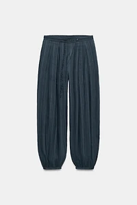 ZW COLLECTION STRIPED BLOOMER PANTS