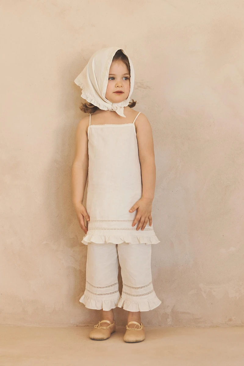 2-5 YEARS / LIMITED EDITION LINEN COTTON TUNIC DRESS