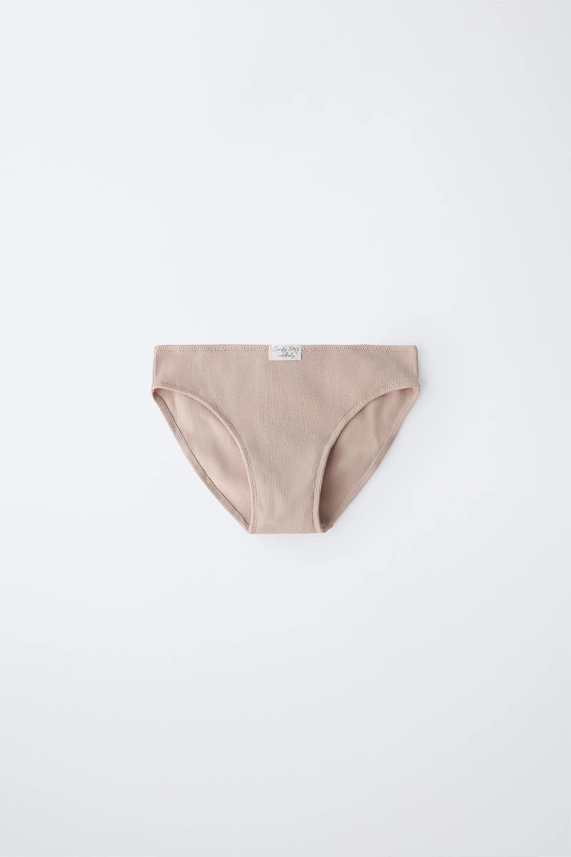 9-14 ANS/ LOT DE TROIS CULOTTES ÉTIQUETTE