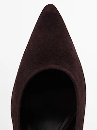 Chaussures à talon en daim