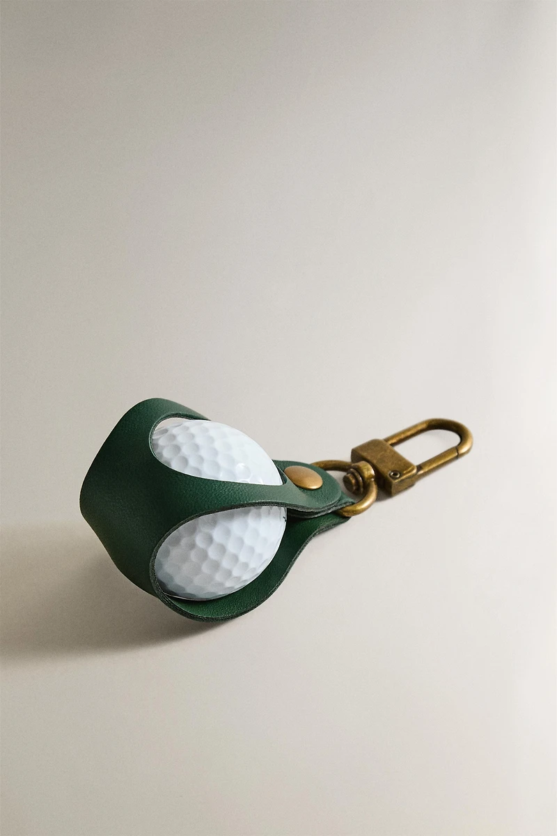 GOLF BALL HOLDER KEYRING