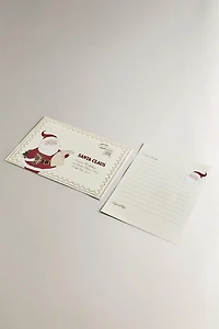 SET OF CHILDREN'S SANTA CLAUS CHRISTMAS LETTERS