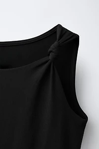 KNOTTED POLYAMIDE BODYSUIT