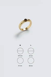 METAL STONE RING