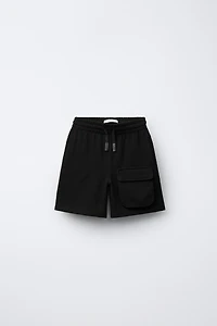STRAIGHT FIT GARMENT DYE PLUSH SHORTS