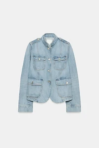 TRF POCKET DENIM JACKET