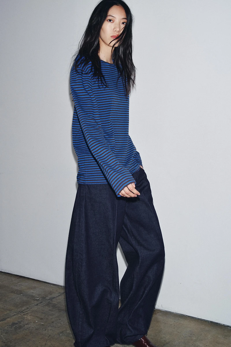 STRIPED LONG SLEEVE T-SHIRT