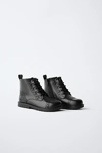 LEATHER BOOTS