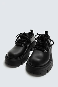 MULTI-LACE CHUNKY SHOES