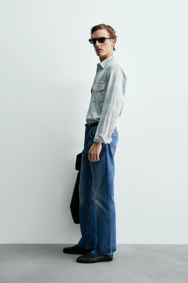 LIGHTWEIGHT DENIM SHIRT AARON LEVINE X ZARA