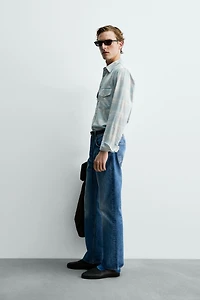 LIGHTWEIGHT DENIM SHIRT AARON LEVINE X ZARA