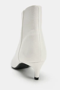 POINTED HEEL ANKLE BOOTS