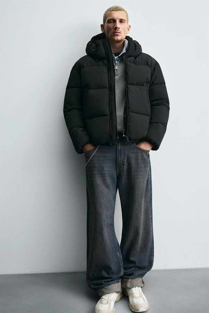 VESTE REMBOURRÉE À CAPUCHE