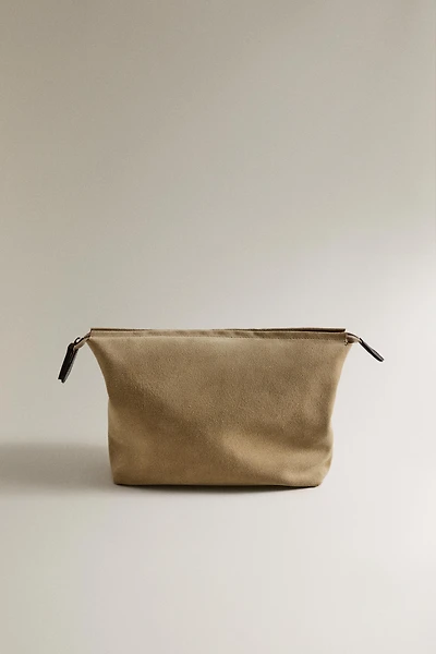 TROUSSE DE TOILETTE DAIM VOYAGE