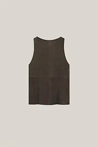 Suede leather strappy top - LIMITED EDITION