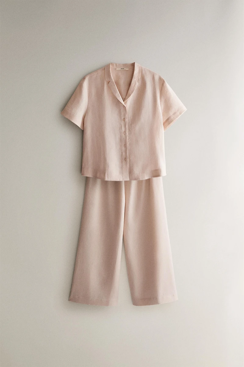 LONG LINEN TROUSERS