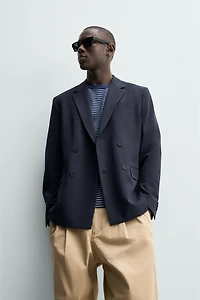 COMFORT DOUBLE BREASTED BLAZER