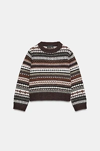 JACQUARD KNIT JUMPER