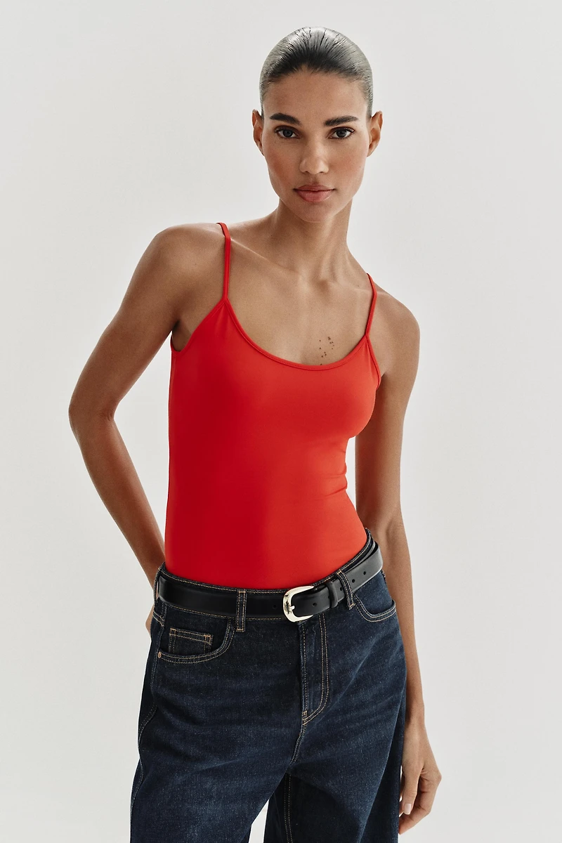 POLYAMIDE STRAPPY TOP