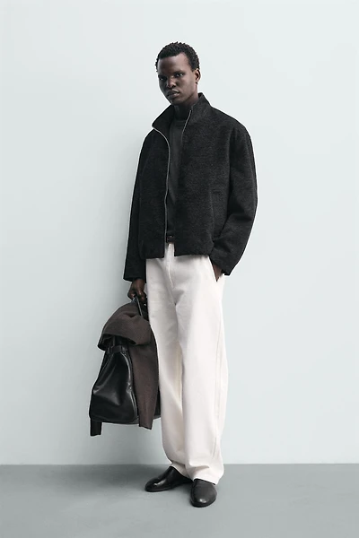 GEOMETRIC JACQUARD JACKET