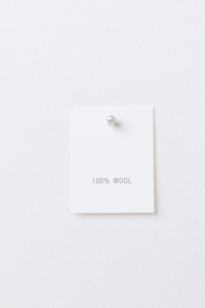 100% WOOL KNIT POLO SHIRT