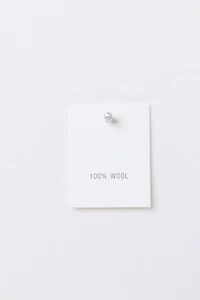 100% WOOL KNIT POLO SHIRT