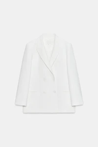VESTE OVERSIZE À BOUTONNAGE CROISÉ