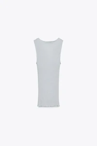 RIBBED LACE T-SHIRT