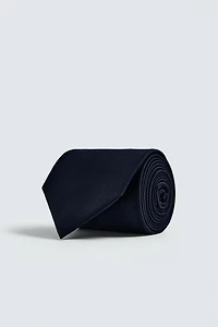 100% WOOL TEXTURED TIE