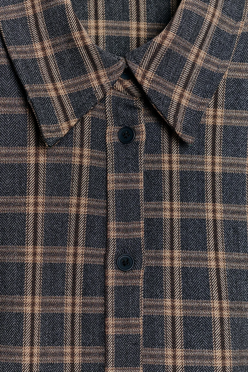 CHEMISE CINTRÉE À CARREAUX