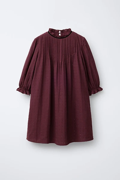 ROBE EN PLUMETIS BRILLANT