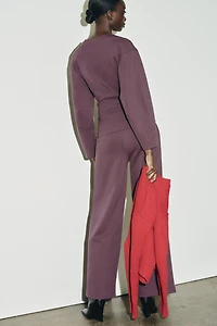 PANTALON LARGE INTERLOCK