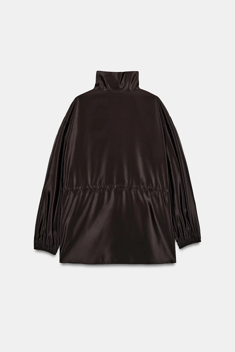 VESTE COL MONTANT TAILLE AJUSTABLE