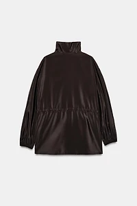 VESTE COL MONTANT TAILLE AJUSTABLE