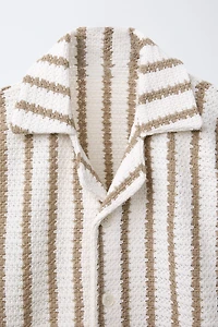 TEXTURED STRIPED SHIRT