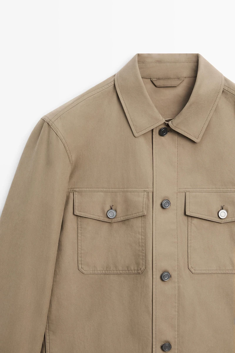 Veste trucker à double poche