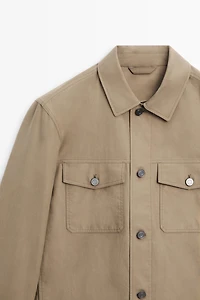 Veste trucker à double poche