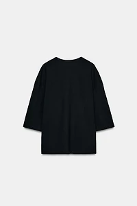 RUSTIC THREE-QUARTER SLEEVE T-SHIRT